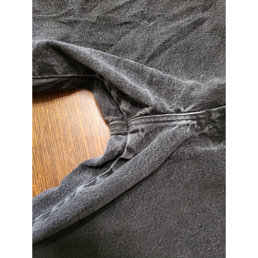 Vintage 80s Wrangler 13MWZWK Black Cowboy Cut Jeans Made in USA 42x32 Distressed - Picture 5 of 16